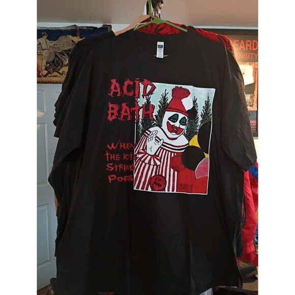 Gidan Other - ACID BATH - When The Kite String Pops - T-Shirt - Official - New - Screen Print
